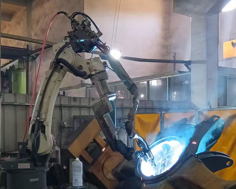 Mechanical hand welding